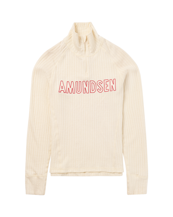 AMUNDSEN MENS HERO HIDE HALF ZIP | Hickory and Tweed | New