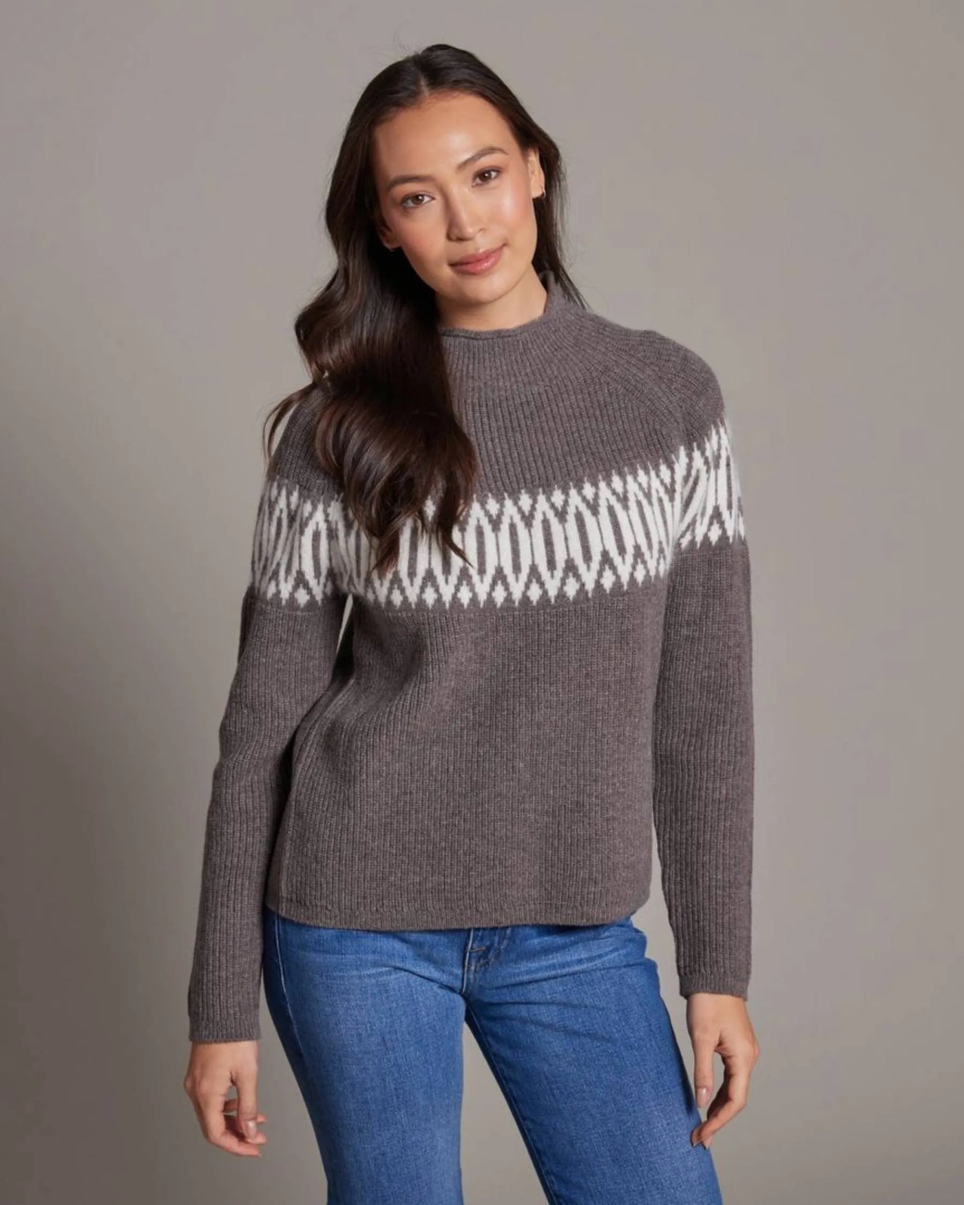 ALASHAN ISLAY FAIR ISLE SWEATER