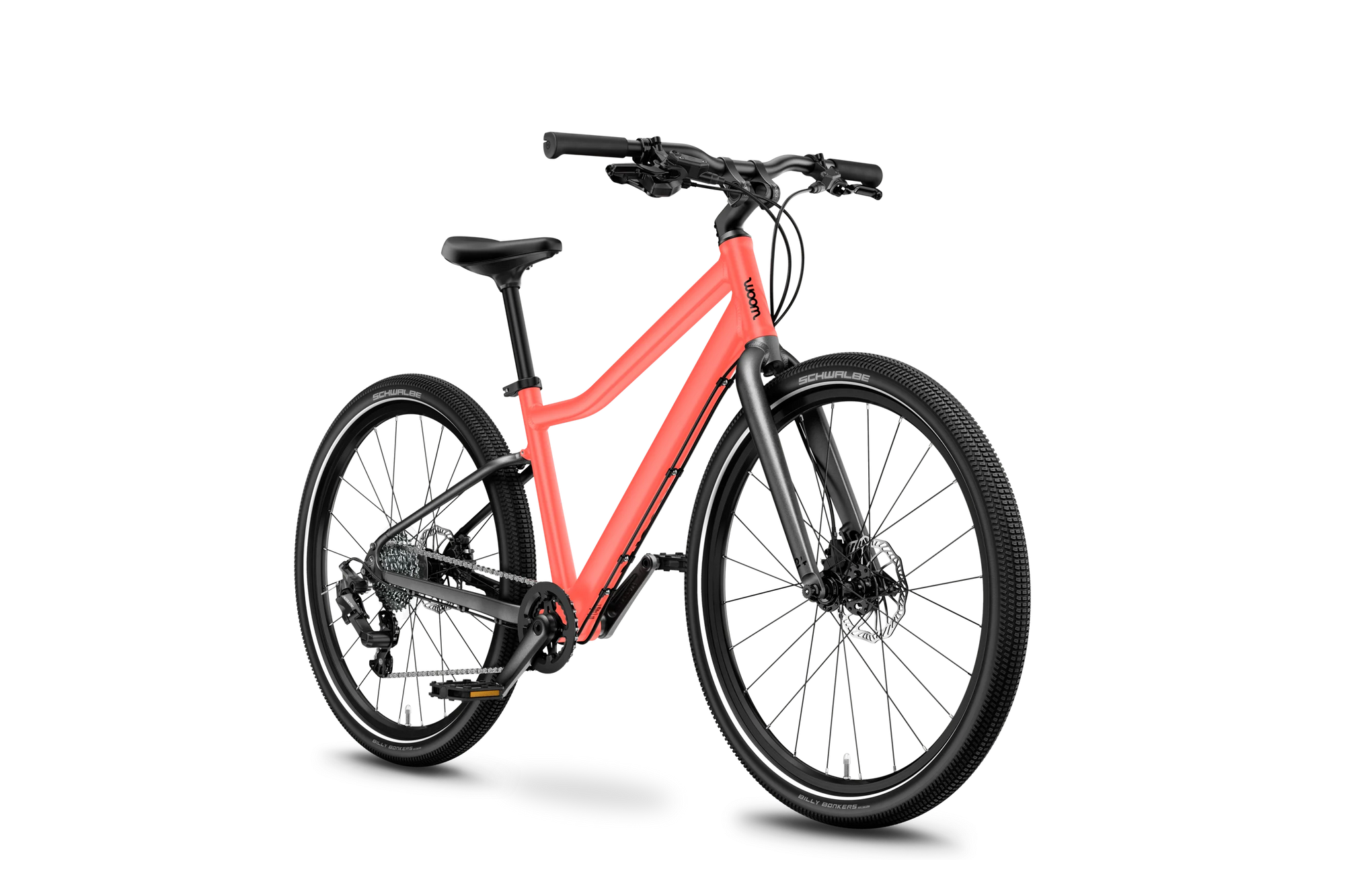 Woom Explore 5 24" Kids Bike - Coral