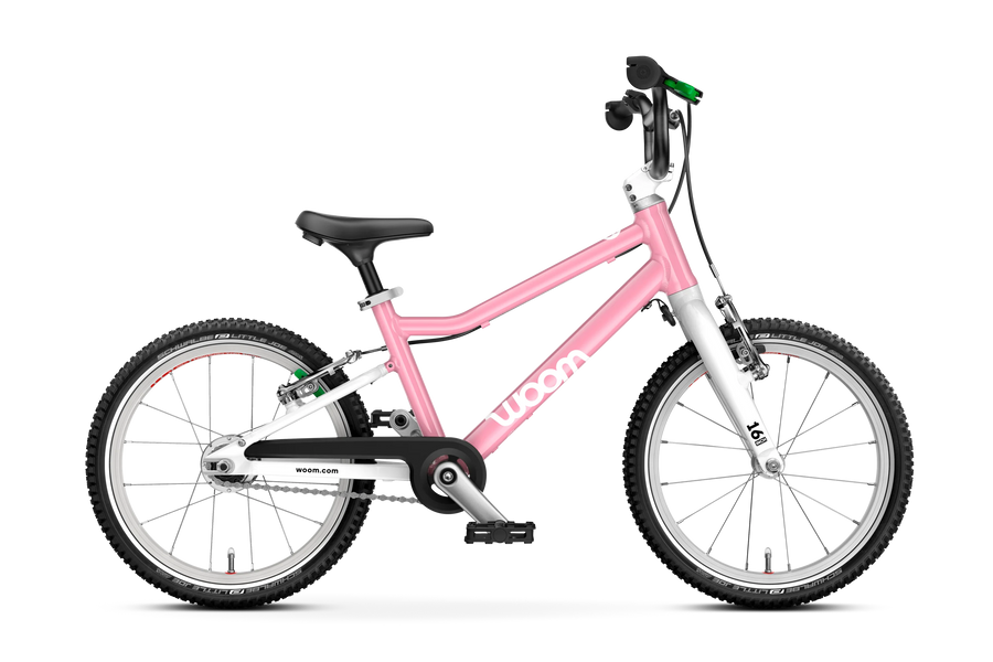 Woom Go 3 Automagic 16" Kids Bike - Powder Pink