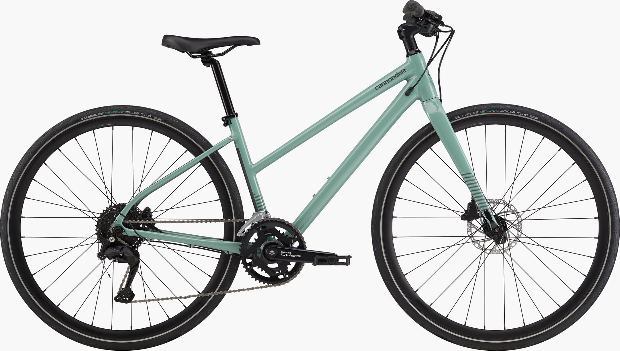 Cannondale Quick 3 Remixte Hybrid Bike - Sage