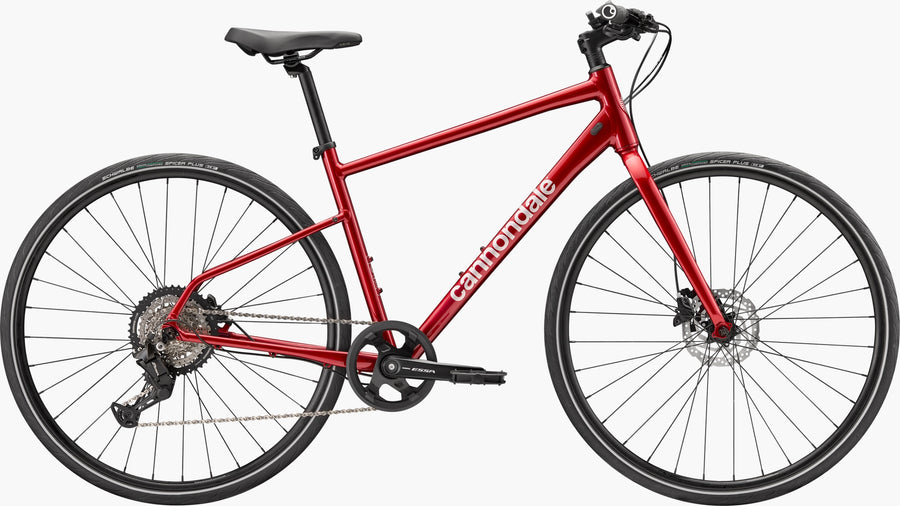 Cannondale Quick 3 Hybrid Bike - Metallic Red