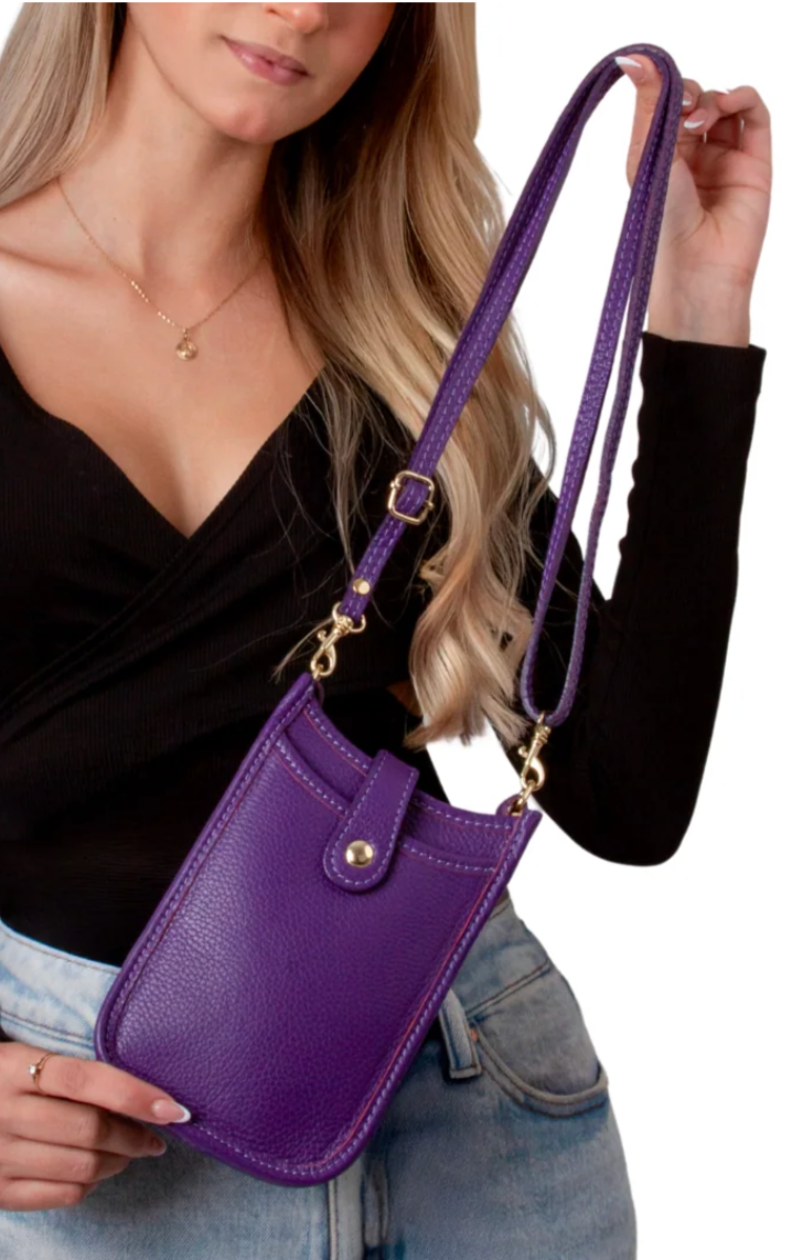 GERMAN FUENTES LEATHER CROSSBODY BAG