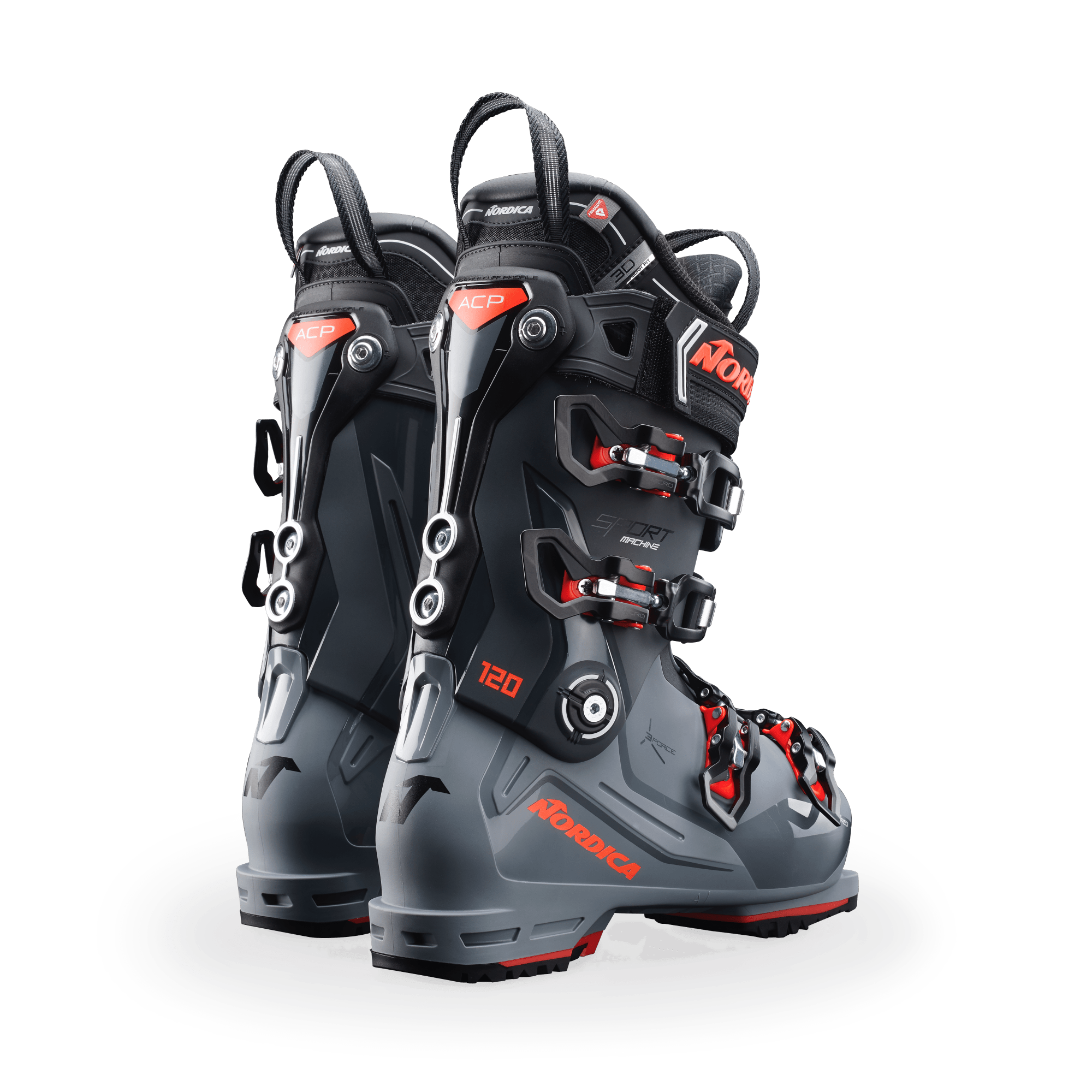 2023 Nordica Sportmachine 3 120 Ski Boots Hickory and Tweed New