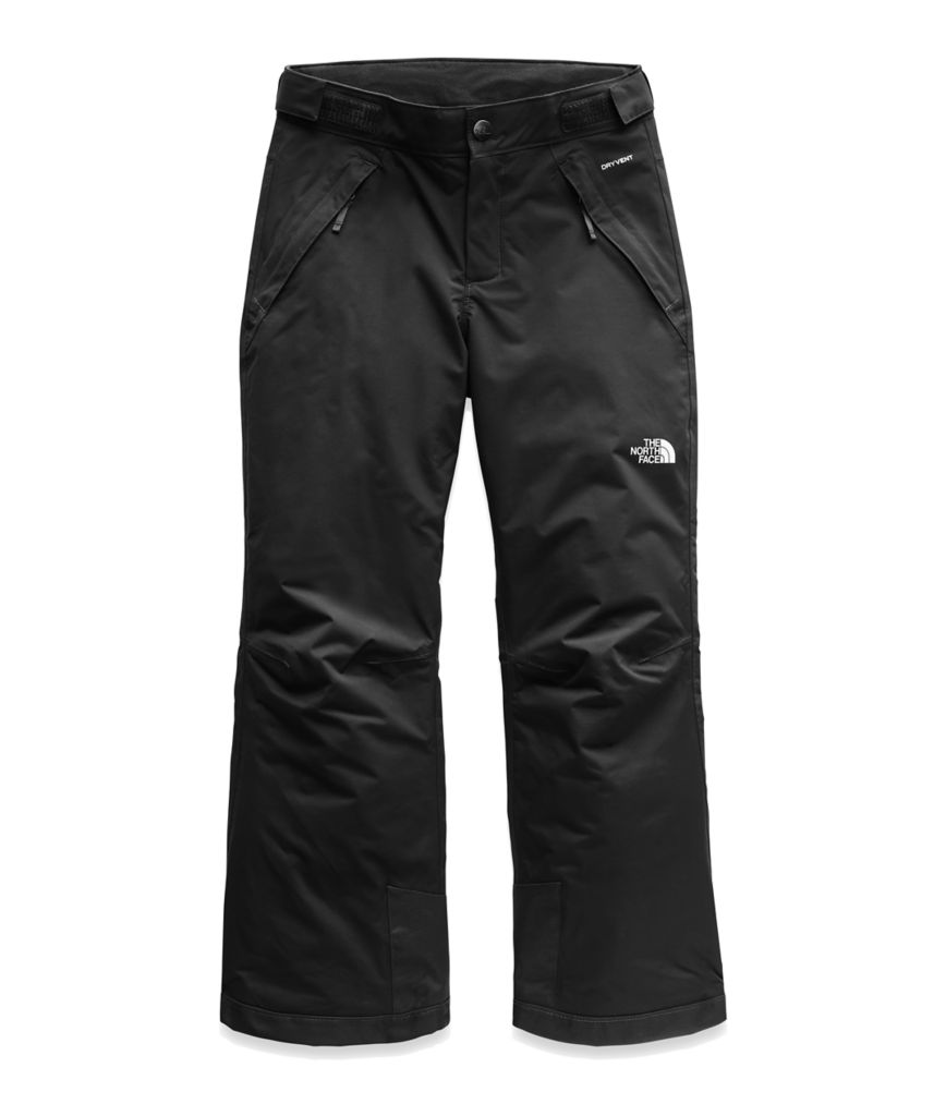 North Face Freedom Insulated Girls Ski Pants, Hickory and Tweed