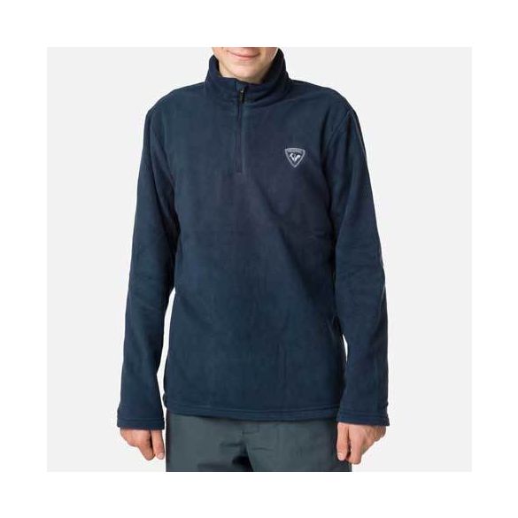 Rossignol 1 4 Zip Boys Fleece Hickory and Tweed New
